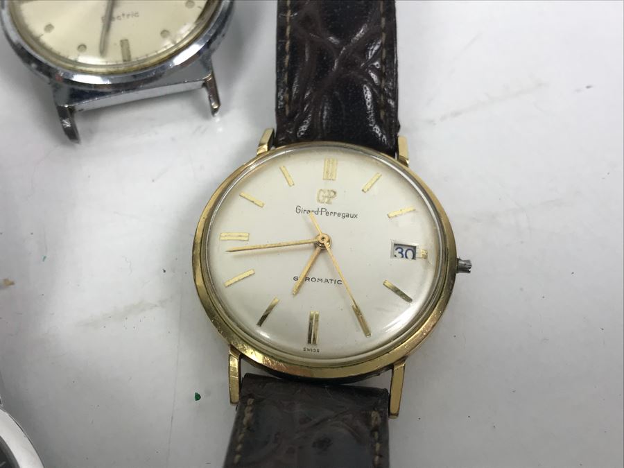 Collection Of Various Mens And Womens Watches And Watch Bands Including Mens Elgin Sportsman And Pair Of Waltham Watches [Photo 5]