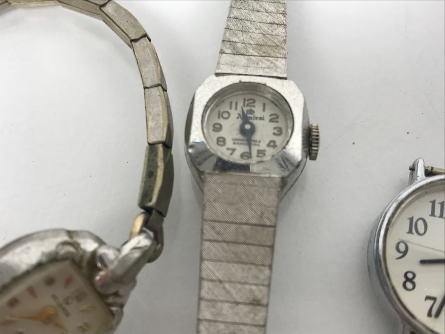Collection Of Various Mens And Womens Watches And Watch Bands Including Mens Elgin Sportsman And Pair Of Waltham Watches [Photo 11]