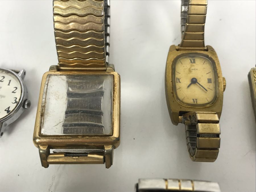 Collection Of Various Mens And Womens Watches And Watch Bands Including