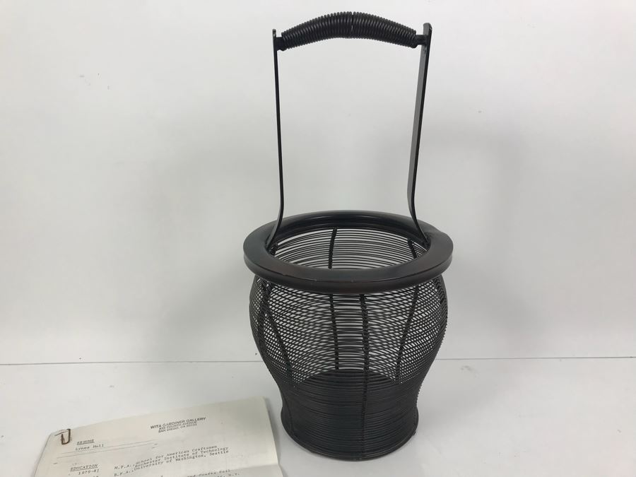 Lynne Hull Metal Wire Basket Sculpture Purchased For $240 IN 1988 [Photo 1]