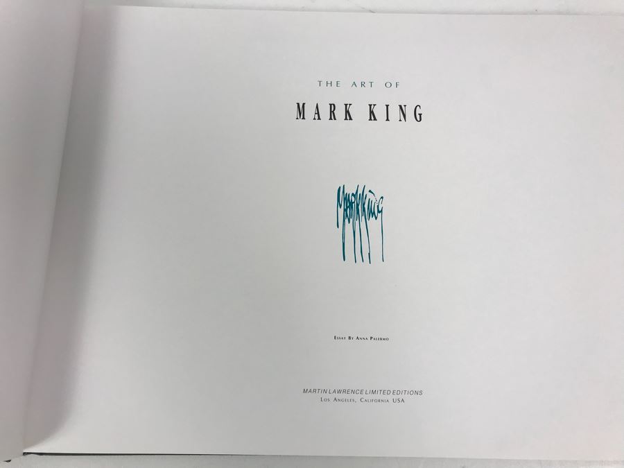 Limited First Edition Signed Coffee Table Book The Art Of Mark King Signed By Mark King [Photo 5]