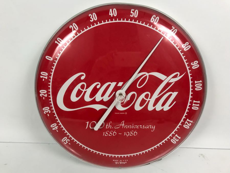 100th Anniversary Coca-Cola Thermometer Tru Temp [Photo 1]
