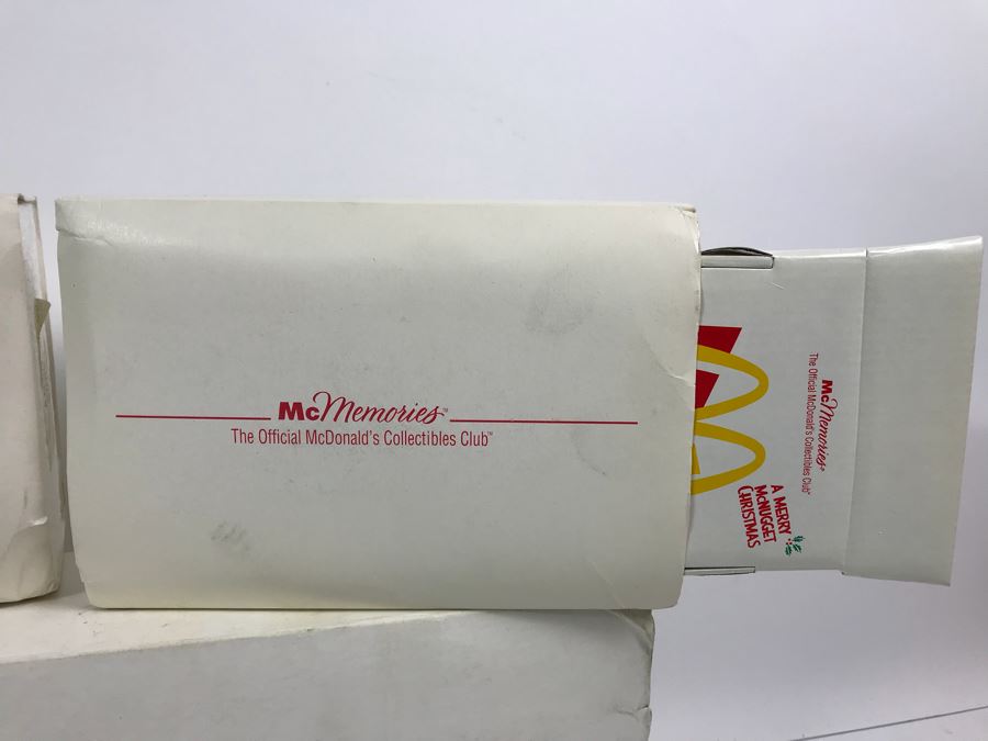 McMemories Official McDonald's Collectibles Club Christmas Decorations Pair Of A Merry McNugget Christmas 30631 And Santa And His Merry McNugget Reindeer 30660 [Photo 3]