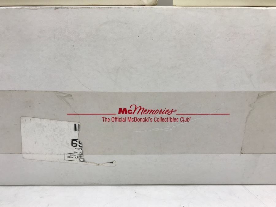 McMemories Official McDonald's Collectibles Club Christmas Decorations Pair Of A Merry McNugget Christmas 30631 And Santa And His Merry McNugget Reindeer 30660 [Photo 2]