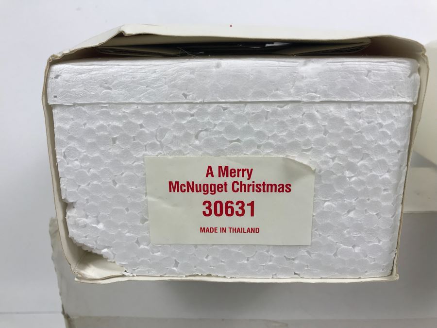 McMemories Official McDonald's Collectibles Club Christmas Decorations Pair Of A Merry McNugget Christmas 30631 And Santa And His Merry McNugget Reindeer 30660 [Photo 5]