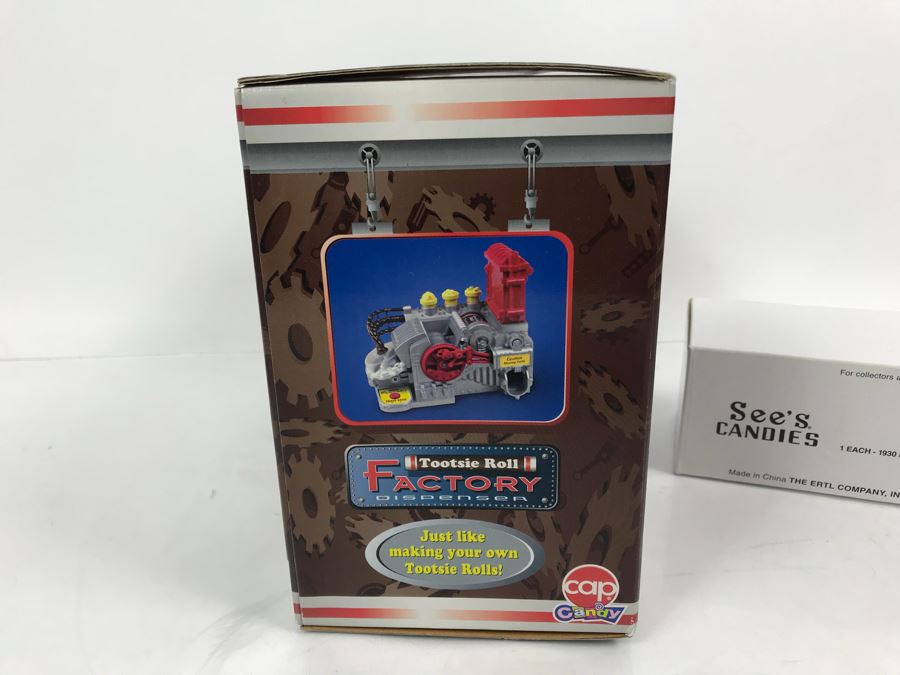 Tootsie Roll Factory Dispenser Toy And See's Candies 1930 Ford Model 'A' Roadster Bank ERTL [Photo 5]