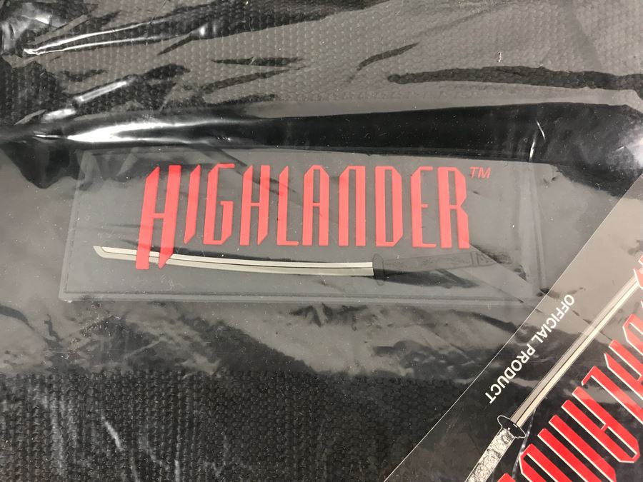 Set Of (4) Movie Promotional Get Away Bags Movie Highlander Offical Product Comic Con New Old Stock [Photo 6]