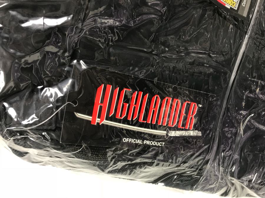 (3) Movie Promotional All Purpose Laptop Bags From Movie Highlander And (1) Purple Promotional Bag For XENA Warrior Princess New Old Stock [Photo 7]