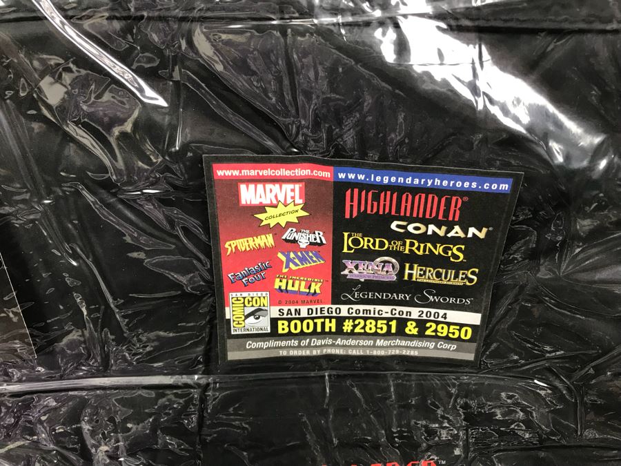 (3) Movie Promotional All Purpose Laptop Bags From Movie Highlander And (1) Purple Promotional Bag For XENA Warrior Princess New Old Stock [Photo 6]