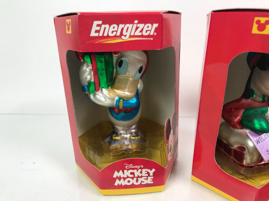 (5) Disney's Mickey Mouse Energizer Advertising Christmas Ornaments And Mickey Mouse And Donald Duck Wall Artwork [Photo 11]