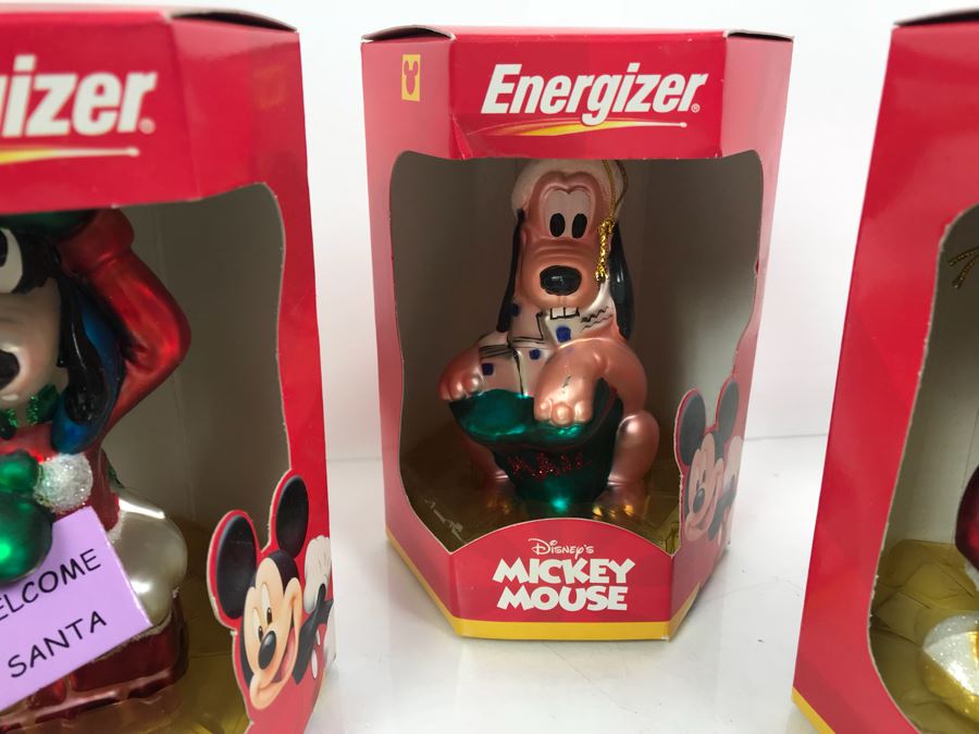 (5) Disney's Mickey Mouse Energizer Advertising Christmas Ornaments And Mickey Mouse And Donald Duck Wall Artwork [Photo 9]