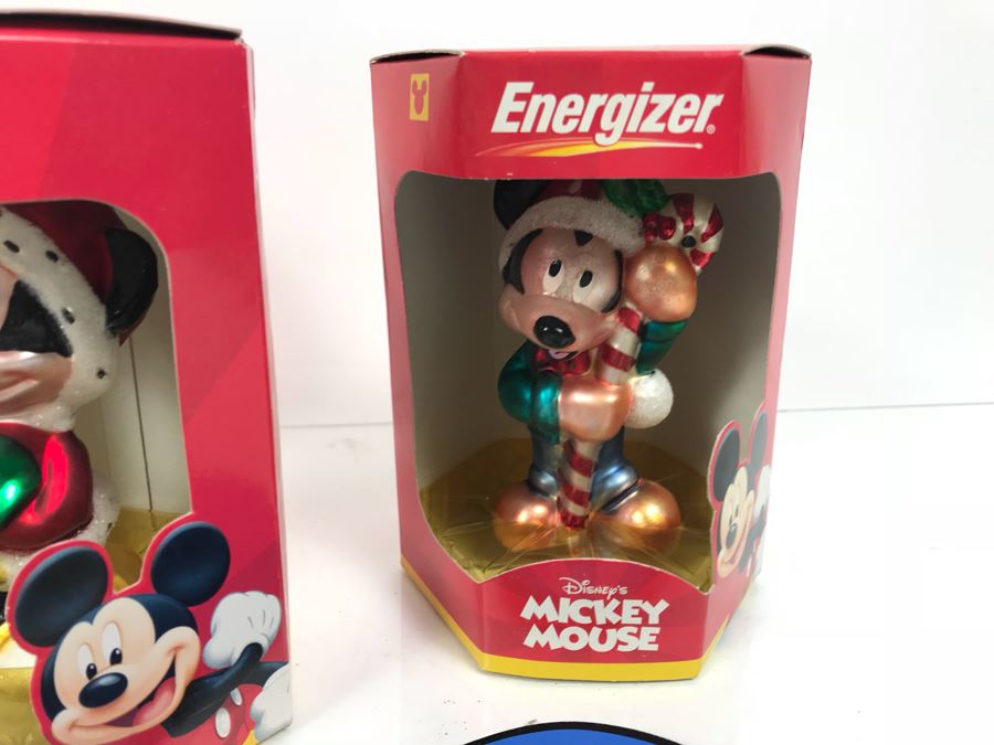 (5) Disney's Mickey Mouse Energizer Advertising Christmas Ornaments And Mickey Mouse And Donald Duck Wall Artwork [Photo 7]
