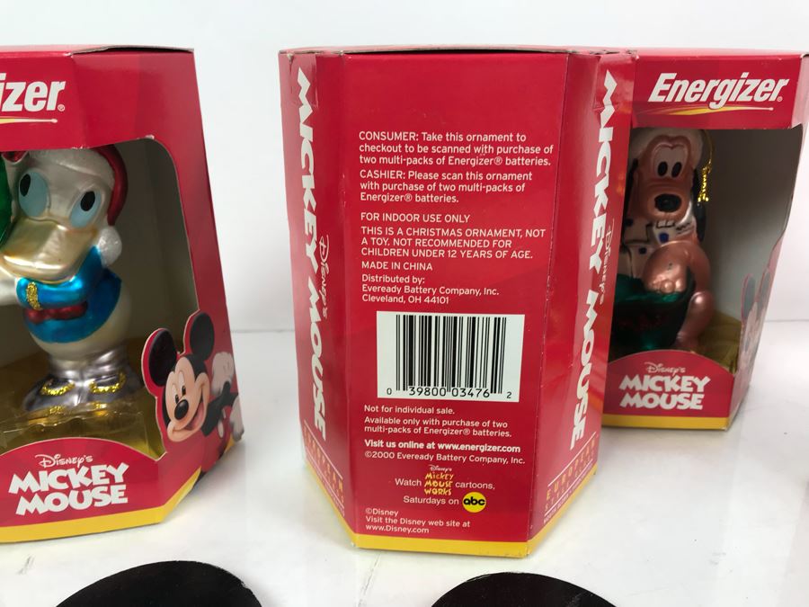 (5) Disney's Mickey Mouse Energizer Advertising Christmas Ornaments And Mickey Mouse And Donald Duck Wall Artwork [Photo 13]