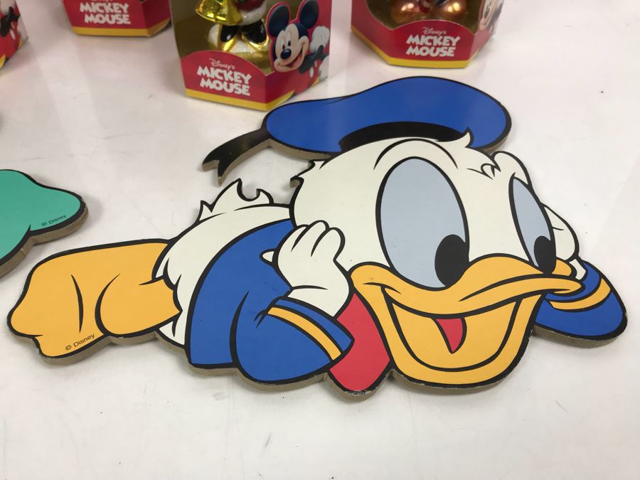 (5) Disney's Mickey Mouse Energizer Advertising Christmas Ornaments And Mickey Mouse And Donald Duck Wall Artwork [Photo 6]