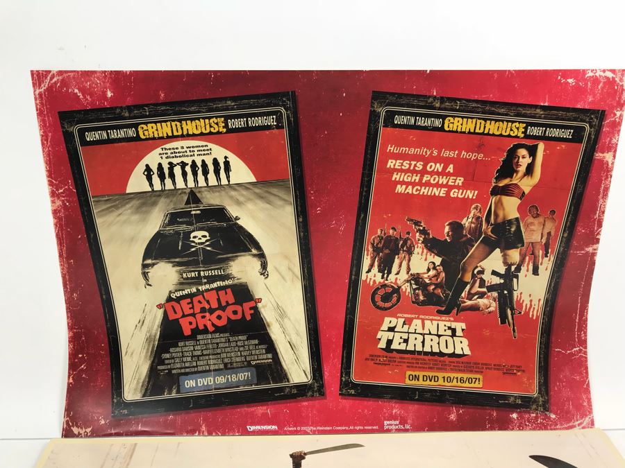 (33) Copies Of Double-sided Poster Featuring Machete On One Side And 