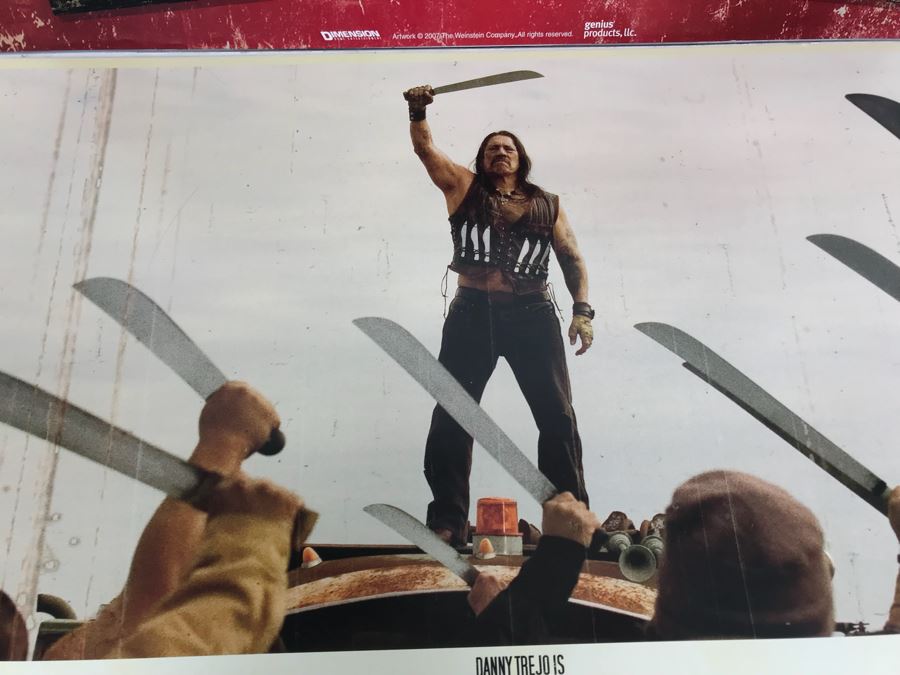 (33) Copies Of DoubleSided Poster Featuring MACHETE On One Side And