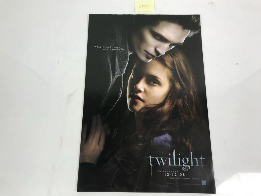 (15) Copies Of Twilight Movie Promotional Posters Comic Con