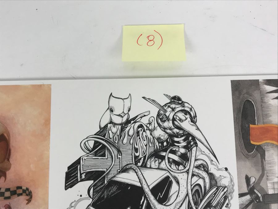 (8) Copies Of 40th Anniversary Of Hot Wheels Mattel Promotional Posters Comic Con Brandt Peters, Kathie Olivas, Greg Simkins, Ken Garduno [Photo 8]