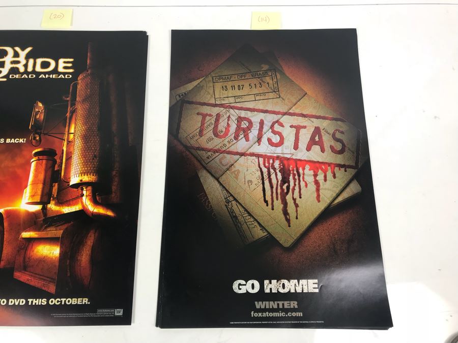 (20) Copies Of Joy Ride 2 Dead Ahead And (14) Copies Of TURISTAS Movie Promotional Posters Comic Con [Photo 5]