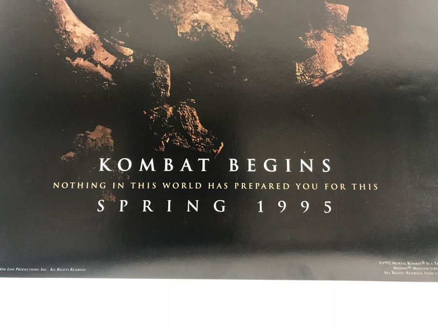 (3) Copies Of Mortal Kombat And (4) Copies Of Iron Man MARVEL Movie Promotional Posters Comic Con [Photo 5]