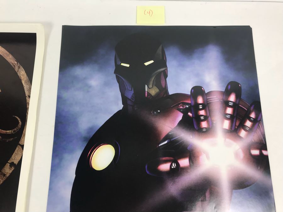 (3) Copies Of Mortal Kombat And (4) Copies Of Iron Man MARVEL Movie Promotional Posters Comic Con [Photo 7]