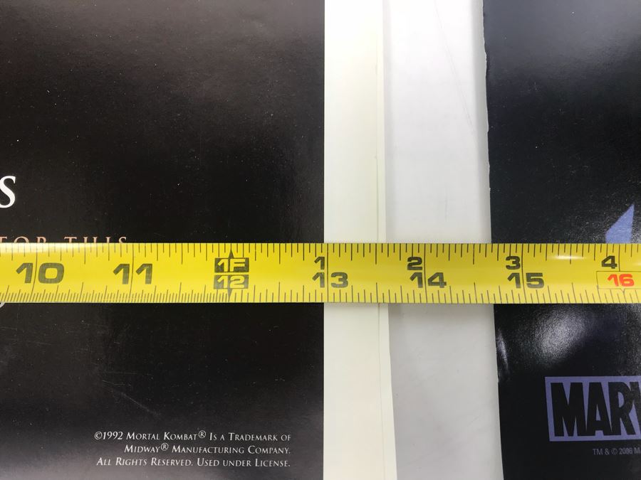 (3) Copies Of Mortal Kombat And (4) Copies Of Iron Man MARVEL Movie Promotional Posters Comic Con [Photo 10]