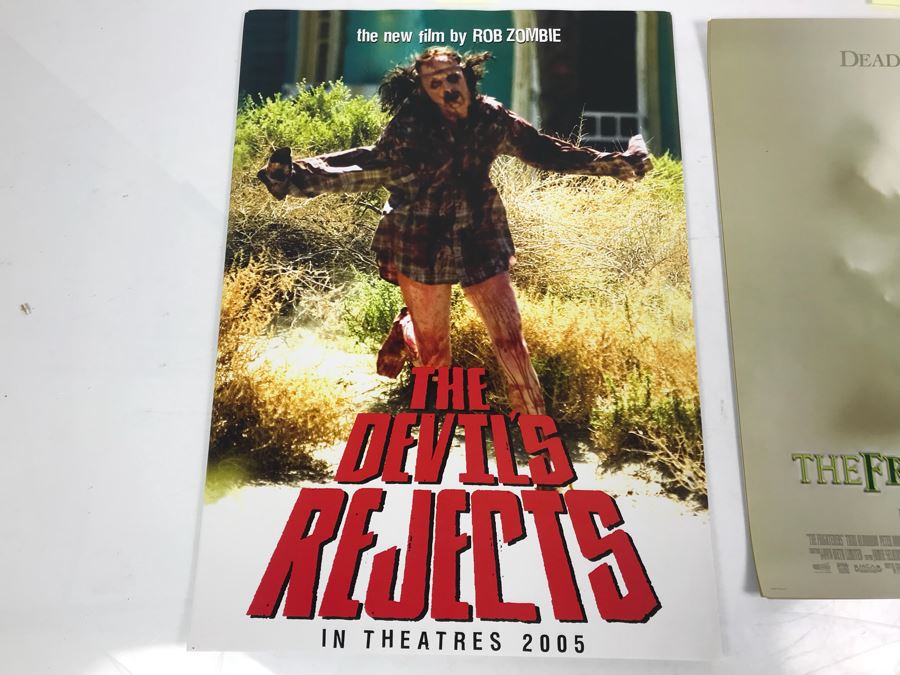 (10) Copies Of Rob Zombie's The Devil's Rejects And (8) Copies Of The Frighteners Movie Promotional Posters Comic Con [Photo 3]
