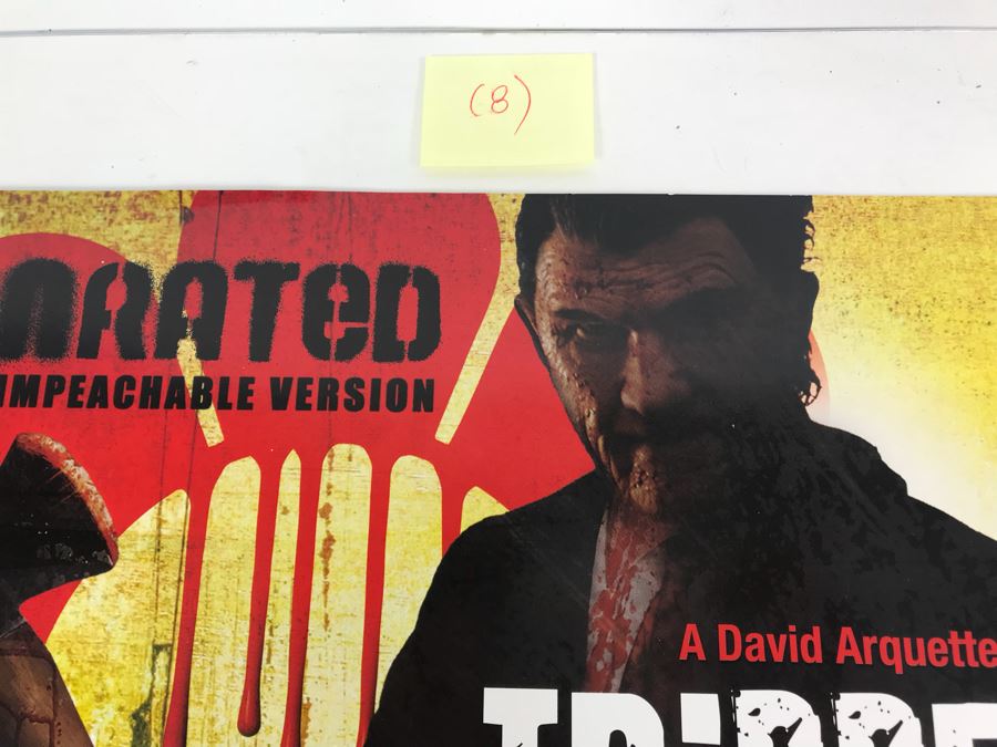 (8) Copies Of David Arquette Film The Tripper And (26) Copies Of The Reaping Hilary Swank Movie Promotional Posters Comic Con [Photo 5]