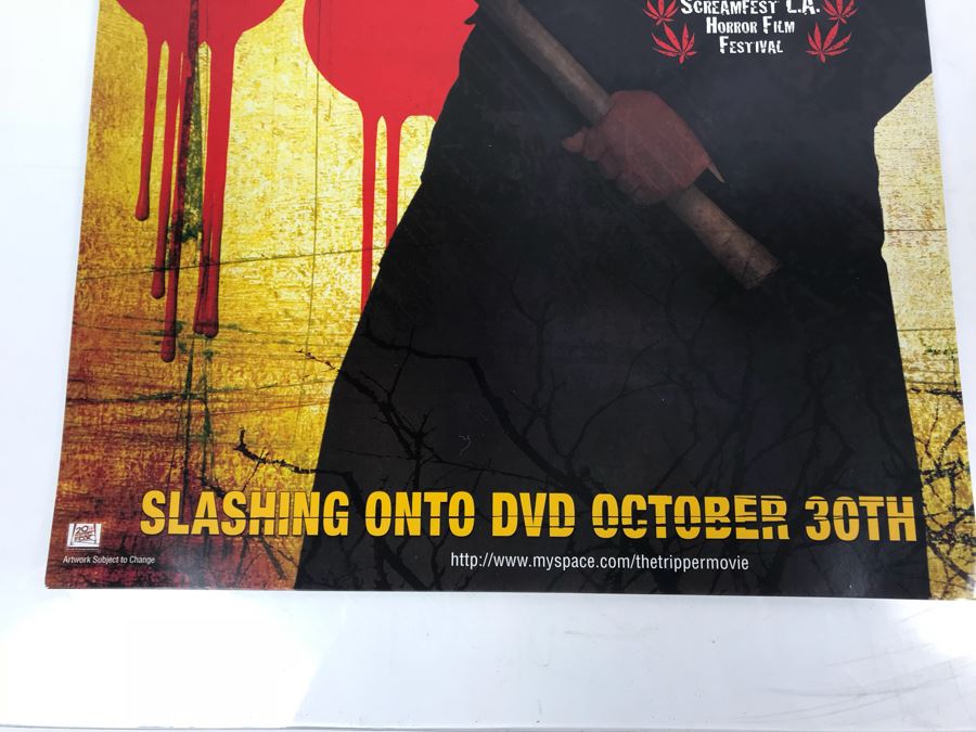 (8) Copies Of David Arquette Film The Tripper And (26) Copies Of The Reaping Hilary Swank Movie Promotional Posters Comic Con [Photo 4]