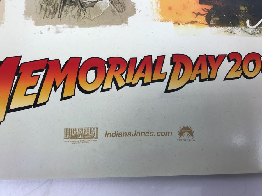 (11) Copies Of Teenage Mutant Ninja Turtles TMNT And (10) Copies Of IndianaJones.com Memorial Day 2008 Movie Promotional Posters Comic Con [Photo 9]