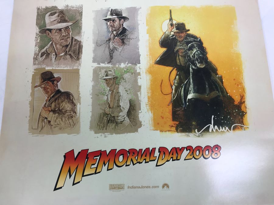 (11) Copies Of Teenage Mutant Ninja Turtles TMNT And (10) Copies Of IndianaJones.com Memorial Day 2008 Movie Promotional Posters Comic Con [Photo 8]