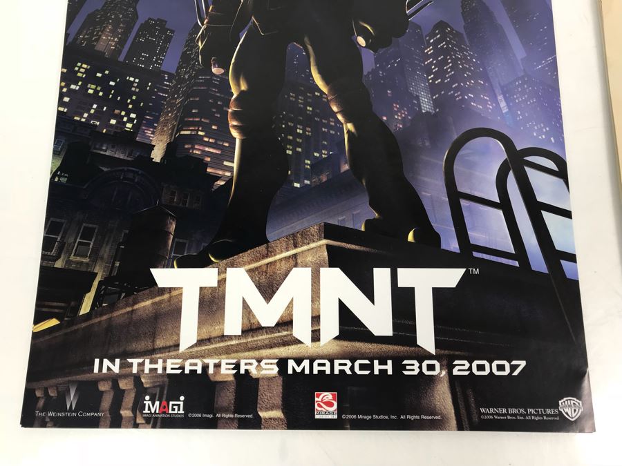 (11) Copies Of Teenage Mutant Ninja Turtles TMNT And (10) Copies Of IndianaJones.com Memorial Day 2008 Movie Promotional Posters Comic Con [Photo 4]