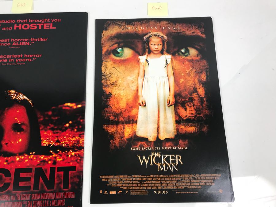 (16) Copies Of The Descent And (37) Copies Of The Wicker Man Movie Promotional Posters Comic Con [Photo 7]