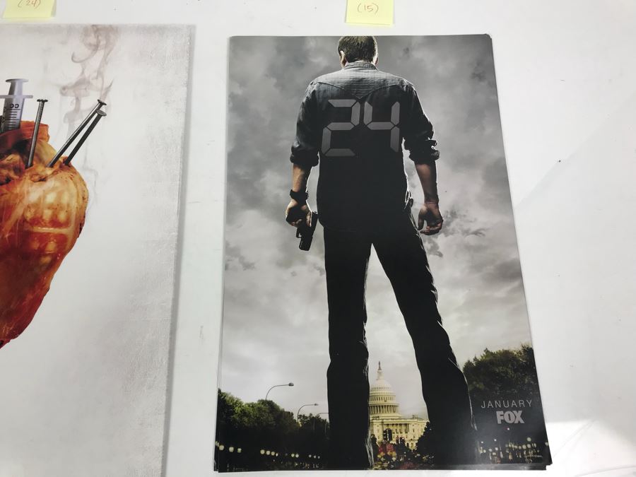 (24) Copies Of Crank And (15) Copies Of FOX TV Series 24 Movie Promotional Posters Comic Con [Photo 6]