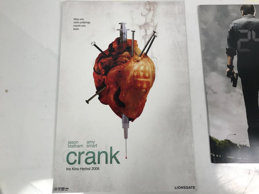 (24) Copies Of Crank And (15) Copies Of FOX TV Series 24 Movie Promotional Posters Comic Con [Photo 3]