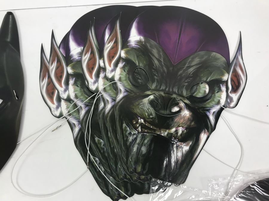 Collection Of Promotional Masks Featuring Batman Spider-Man [Photo 4]
