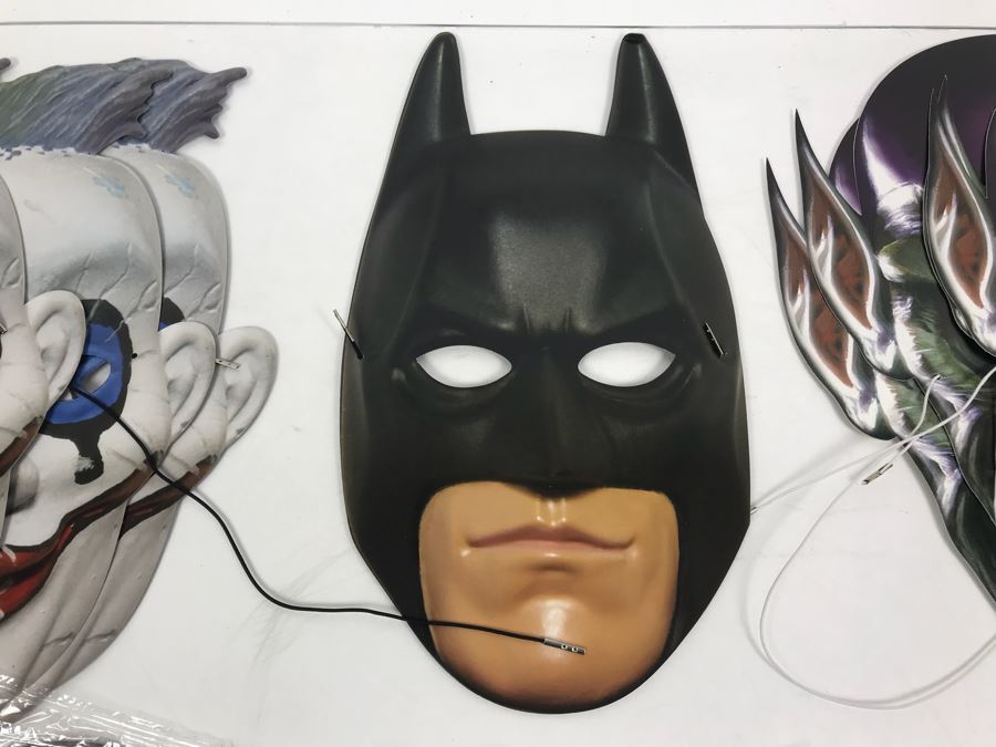 Collection Of Promotional Masks Featuring Batman Spider-Man [Photo 3]