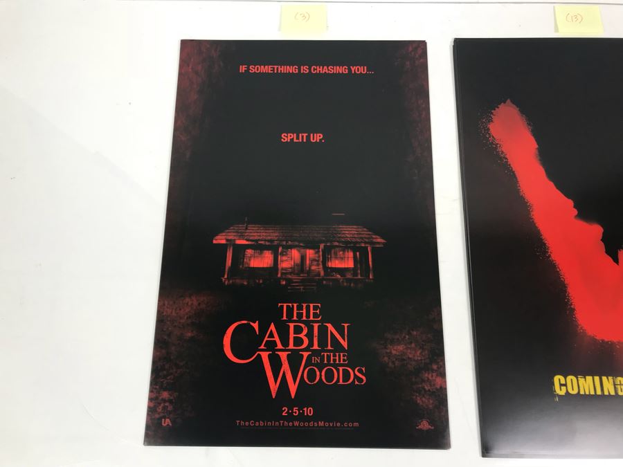 (3) Copies Of The Cabin In The Woods And (13) Copies Of ABC TV Series V Movie Promotional Posters Comic Con [Photo 2]