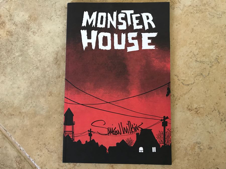 Signed Monster House Comic Book Signed By Simeon Wilkins