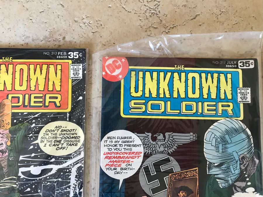 (17) Vintage DC Comics The Unknown Soldier Comic Books [Photo 3]