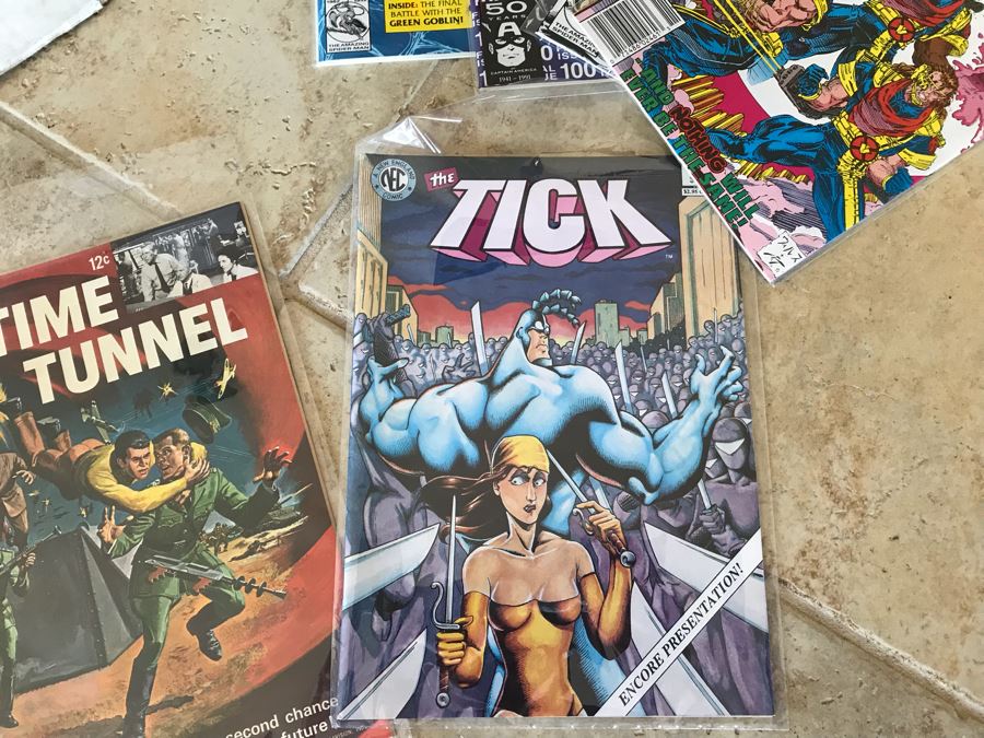 Short Box Of Vintage Comic Books Including Gold Key The Time Tunnel, The Man-Thing, Uncanny X-Men - See All Photos For Sampling [Photo 3]