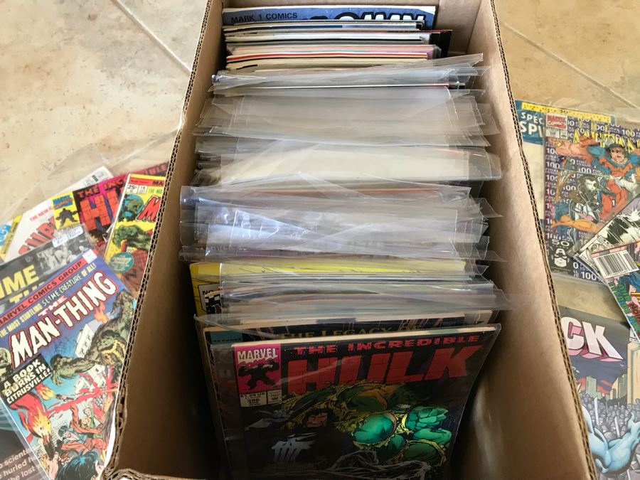 Short Box Of Vintage Comic Books Including Gold Key The Time Tunnel, The Man-Thing, Uncanny X-Men - See All Photos For Sampling [Photo 8]