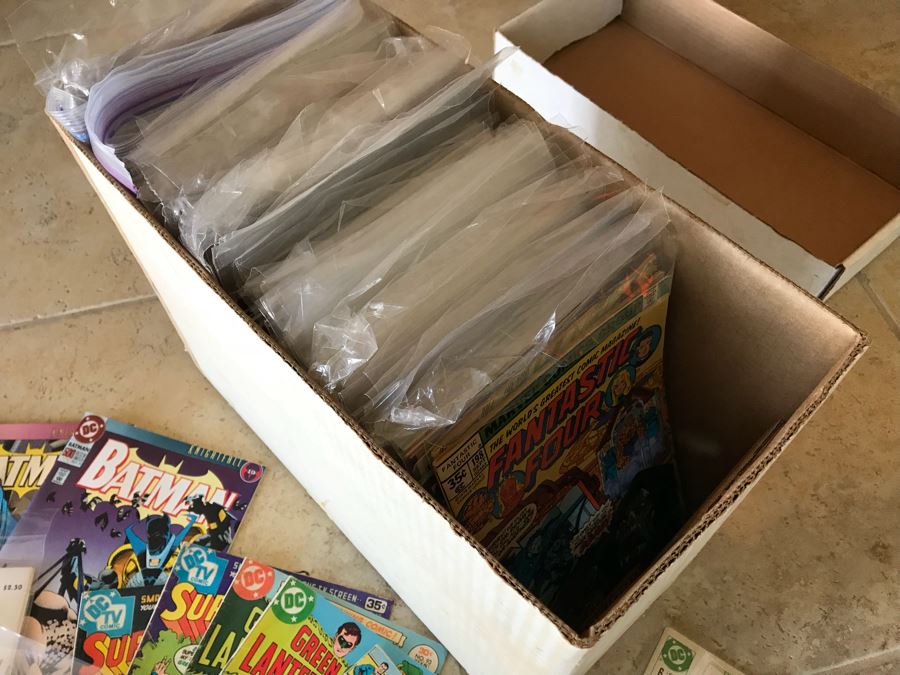 Short Box Of Vintage Comic Books Including Batman, Black Panther, Action Comics, The Man Called NOVA - See All Photos For Sampling [Photo 2]