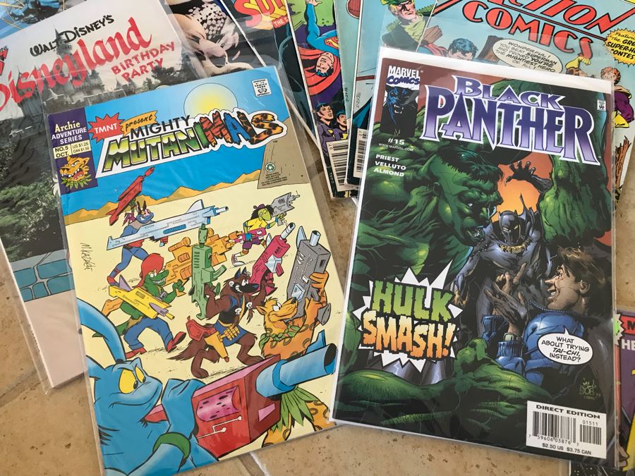Short Box Of Vintage Comic Books Including Batman, Black Panther, Action Comics, The Man Called NOVA - See All Photos For Sampling [Photo 4]