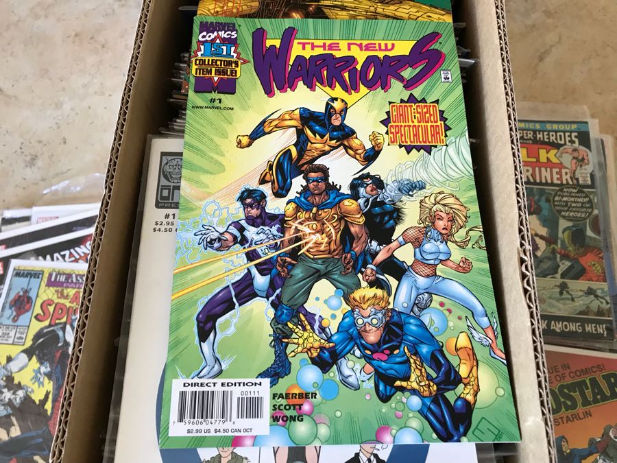 LONG Box Of Vintage Comic Books Featuring Lots Of 1st Issues Including First Issues Of Blade Runner, Kazar The Savage, Magik, Kull The Conqueror, Krull, The A-Team, The Dark Crystal And More - See All Photos For Sampling [Photo 44]