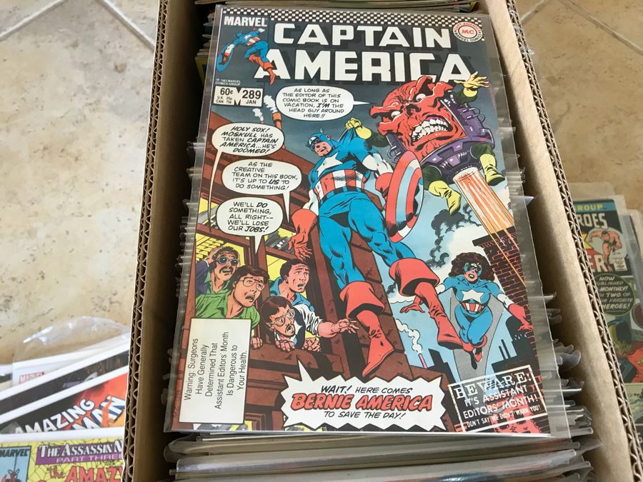 LONG Box Of Vintage Comic Books Featuring Lots Of 1st Issues Including First Issues Of Blade Runner, Kazar The Savage, Magik, Kull The Conqueror, Krull, The A-Team, The Dark Crystal And More - See All Photos For Sampling [Photo 28]