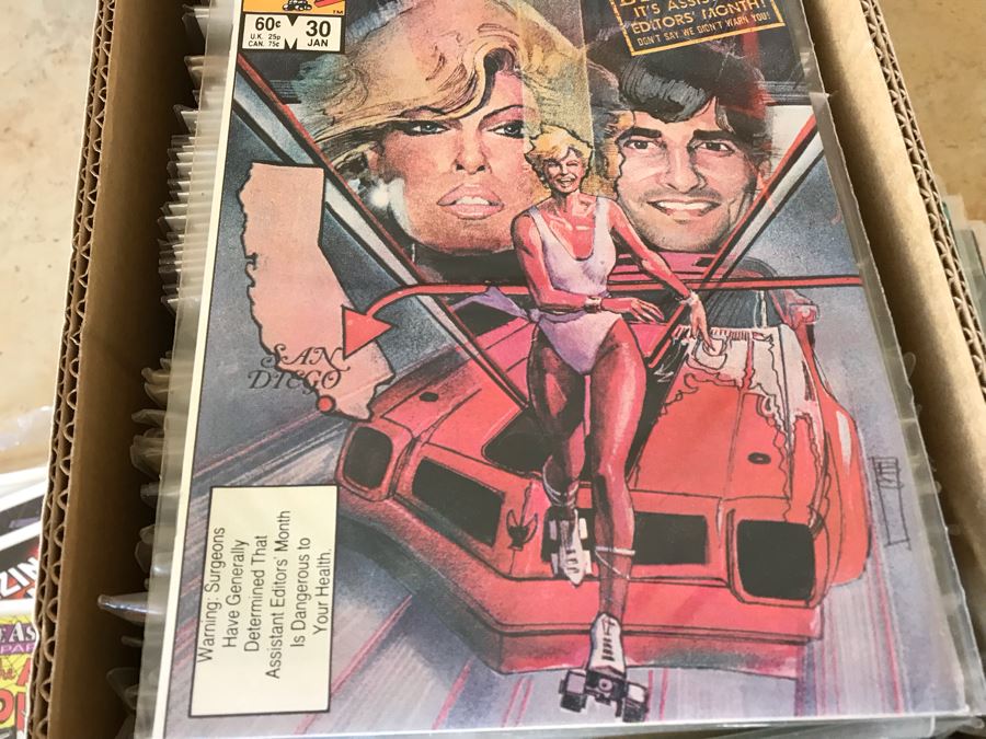 LONG Box Of Vintage Comic Books Featuring Lots Of 1st Issues Including First Issues Of Blade Runner, Kazar The Savage, Magik, Kull The Conqueror, Krull, The A-Team, The Dark Crystal And More - See All Photos For Sampling [Photo 18]