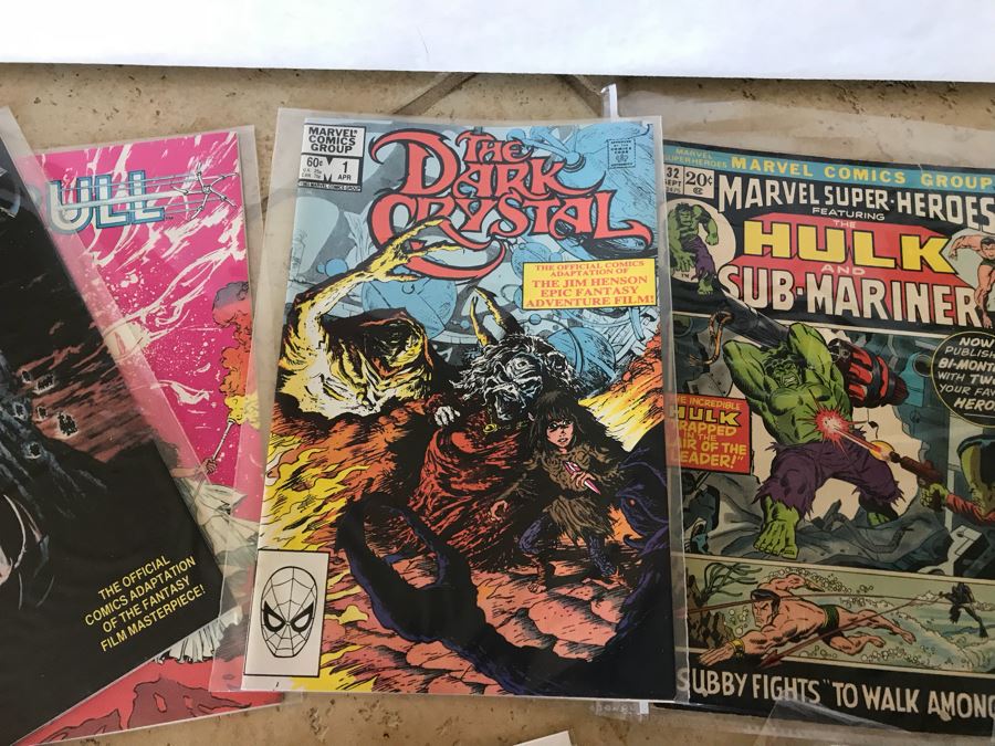 LONG Box Of Vintage Comic Books Featuring Lots Of 1st Issues Including First Issues Of Blade Runner, Kazar The Savage, Magik, Kull The Conqueror, Krull, The A-Team, The Dark Crystal And More - See All Photos For Sampling [Photo 7]