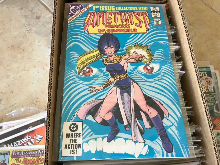 LONG Box Of Vintage Comic Books Featuring Lots Of 1st Issues Including First Issues Of Blade Runner, Kazar The Savage, Magik, Kull The Conqueror, Krull, The A-Team, The Dark Crystal And More - See All Photos For Sampling [Photo 26]