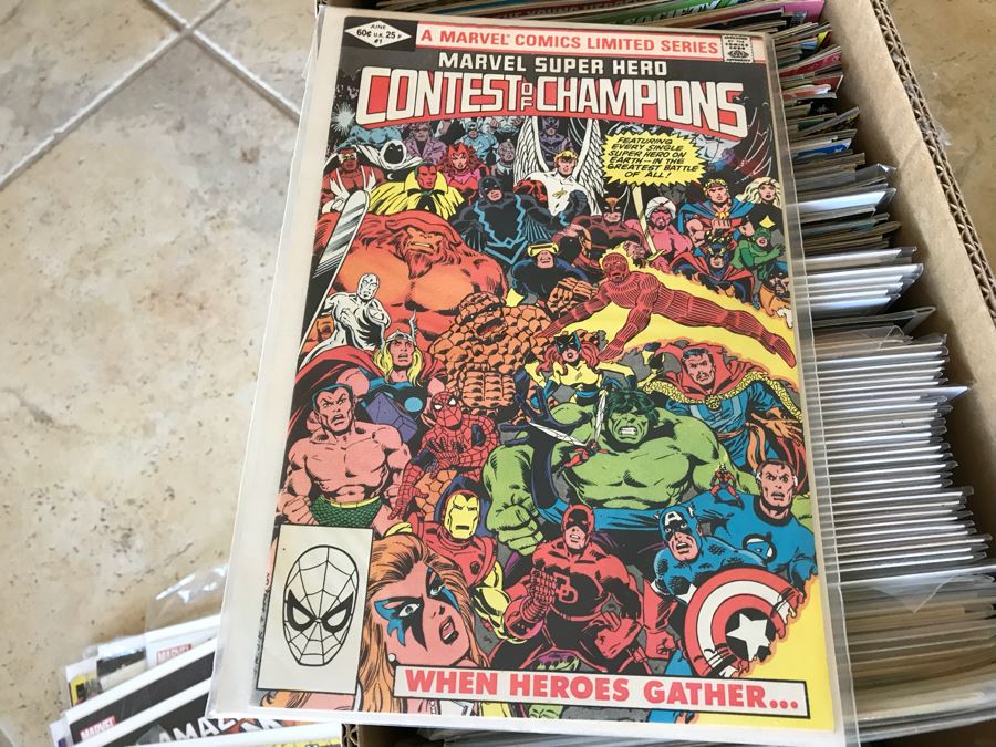 LONG Box Of Vintage Comic Books Featuring Lots Of 1st Issues Including First Issues Of Blade Runner, Kazar The Savage, Magik, Kull The Conqueror, Krull, The A-Team, The Dark Crystal And More - See All Photos For Sampling [Photo 36]